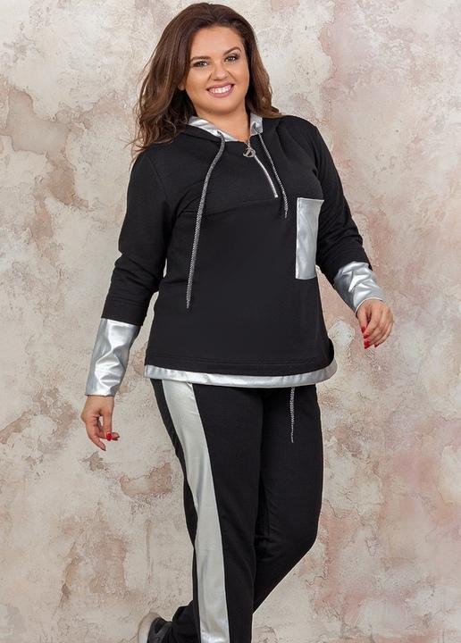 

Спортивный костюм G&M k-60663 - Размер цвет черный/серебро, Спортивный костюм G&M k-60663 48-50 Размер цвет черный/серебро