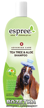 

Шампунь Espree Tea Tree & Aloe Shampoo для собак с проблемной сухой кожей 355 мл (e00005)