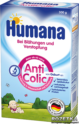 

Молочная сухая смесь Humana АntiColic mit LC PUFA 300 г (4031244751973)