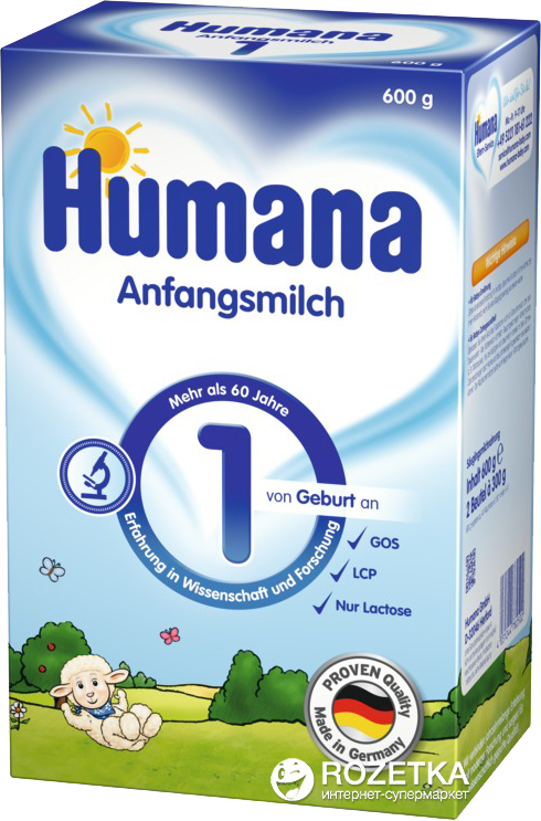 Акція на Молочная сухая смесь Humana 1 600 г (4031244782502) від Rozetka UA