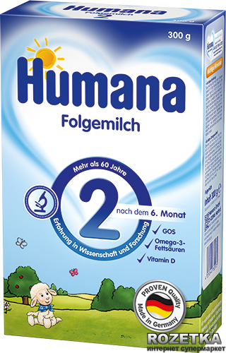 

Молочная сухая смесь Humana 2 300 г (4031244782175)