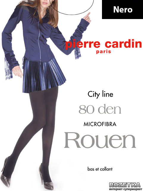 

Колготки Pierre Cardin Rouen 80 Den  р Nero, Колготки Pierre Cardin Rouen 80 Den 4 р Nero