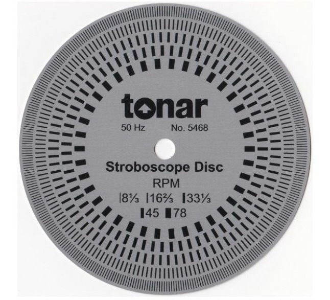 

Стробоскопический диск Tonar 10cm Aluminium Stroboscopic Disc, art.5468 (art.236870)