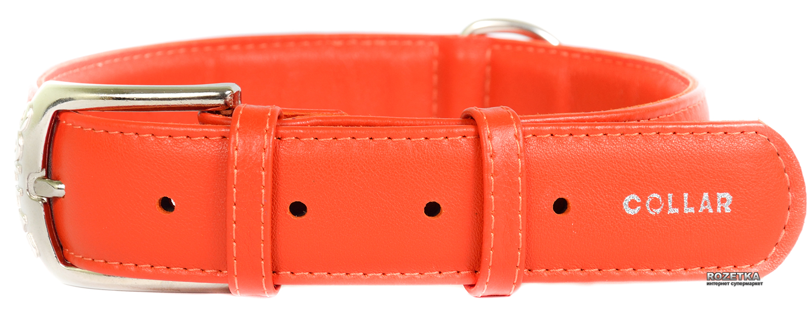 

Ошейник для собак кожаный Collar WAUDOG Glamour с QR паспортом, без украшений, XS, Ш 15 мм, Дл 27-36 см