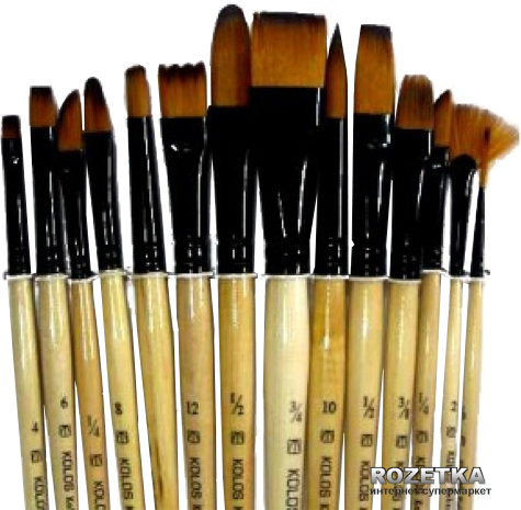 

Набор синтетических кистей KOLOS 1115-14 Craftart 14 шт (4823064903041)