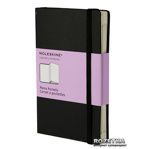 

Архивная папка Moleskine Creative 9 х 14 см 6 карманов Черная (9788883701061)