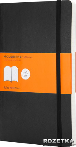 

Записная книга Moleskine Classic 13 х 21 см 192 страницы в линейку Черная (9788883707162)