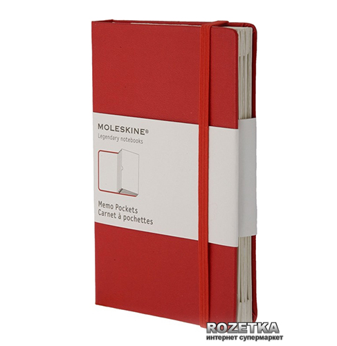 

Архивная папка Moleskine Creative 9 х 14 см 6 карманов Красная (9788862930314)