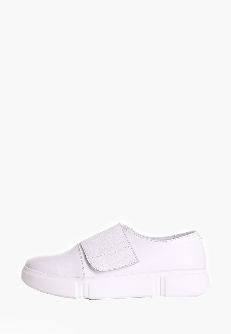 

Белые кожаные женские кеды на липучке с белой подошвой VM-Villomi Натуральная кожа 37 (vm-em-11)