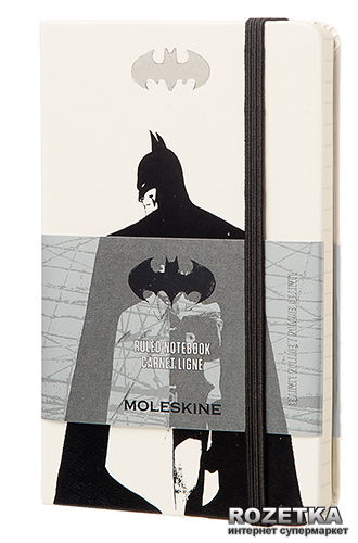 

Записная книга Moleskine Batman 9 х 14 см 192 страницы в линейку Белая (8052204400911)