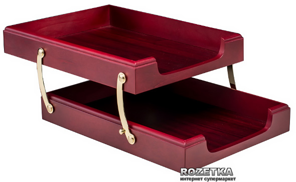 

Лоток двойной Bestar Красное дерево (1468XDU)