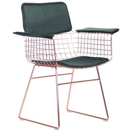 

Кресло Mino, rose gold, emerald AMF