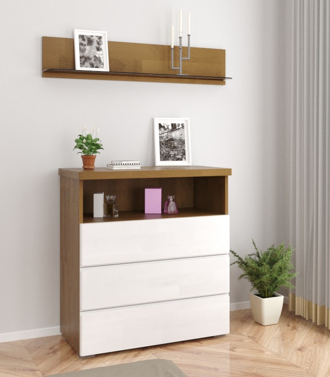 

Комод Arbordrev Регина 3Ш1П сосна Орех