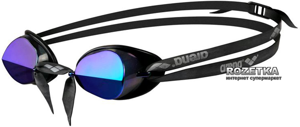 

Очки для плавания Arena Swedix Mirror 92399-57 Black-Blue (3468334053296)