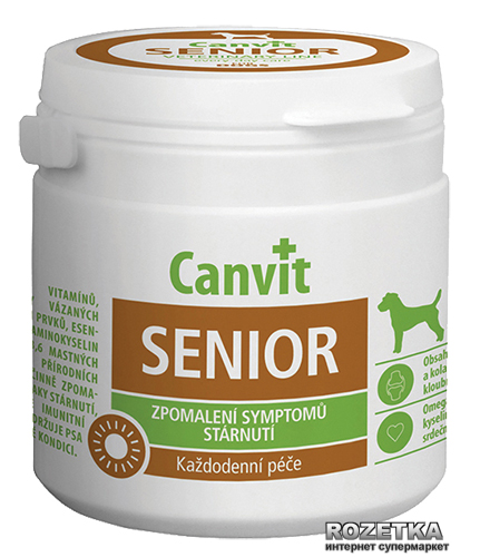 

Витаминно-минеральный комплекс Canvit Senior для собак таблетки 100 шт