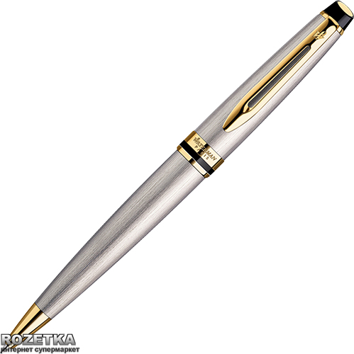 

Ручка шариковая Waterman Expert SS GT BP Синяя Серебристый корпус (20 042)
