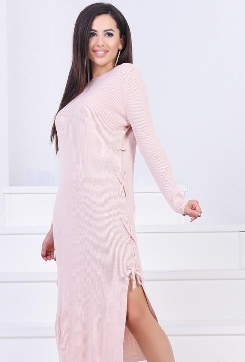 

Платье G&M k-46217 универсальный - Размер цвет пудра, Платье G&M k-46217 универсальный 42-46 Размер цвет пудра