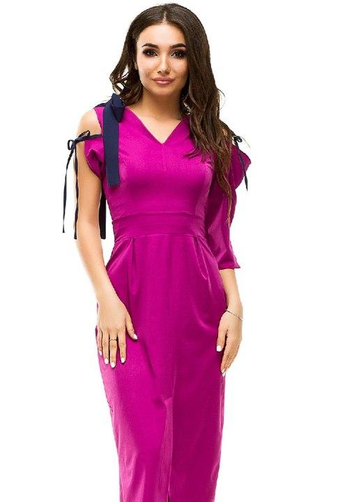 

Платье G&M k-42309 46 Размер цвет фуксия