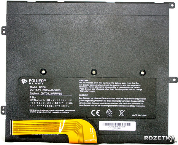 Акція на Аккумулятор PowerPlant для Dell Vostro V13 Black (11.1V/2800mAh/6 Cells) (NB00000216) від Rozetka UA