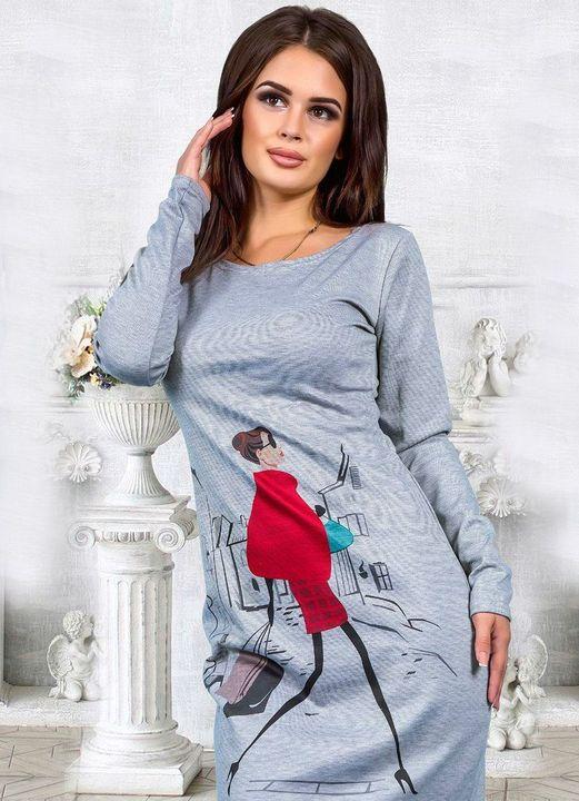 

Платье G&M k-36960 44-46 Размер цвет серый