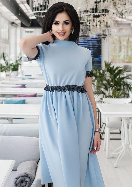 

Платье G&M k-39305 универсальный - Размер цвет голубой, Платье G&M k-39305 универсальный 42-46 Размер цвет голубой