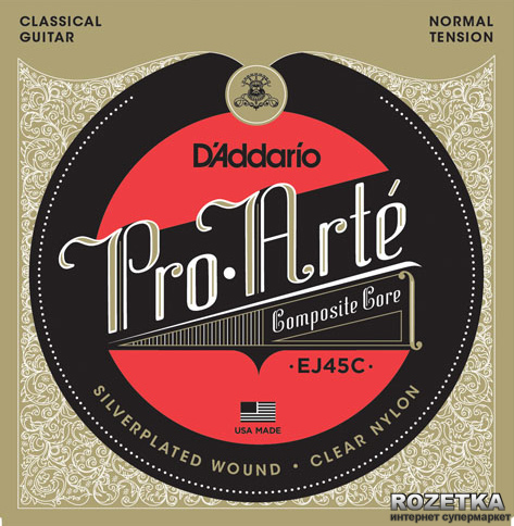 

D'Addario EJ45C Pro-Arte Composite Core Clear Nylon (Normal Tension)