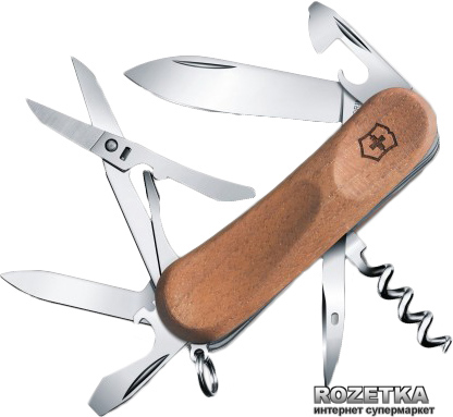 Акція на Швейцарский нож Victorinox EvoWood 14 (2.3901.63) від Rozetka UA