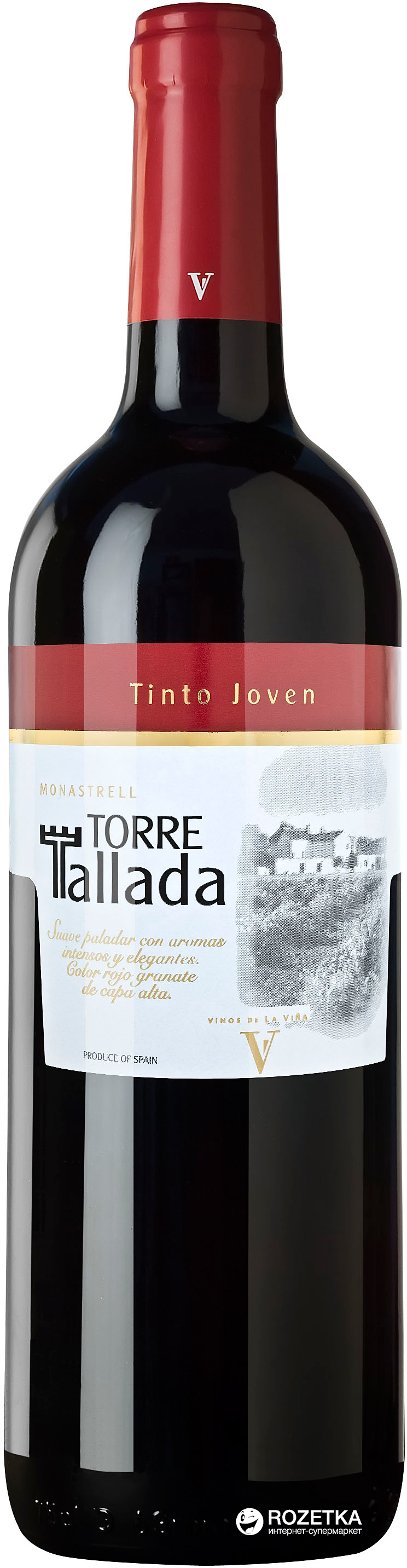 Вино Torre Tallada Tinto Joven красное сухое 0.75 л 13% (8412276221126 ...