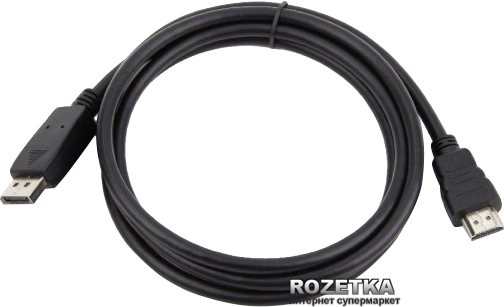 Акція на Кабель Cablexpert DisplayPort - HDMI 1.8 м (CC-DP-HDMI-6) від Rozetka UA