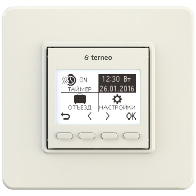 

Терморегулятор TERNEO PRO Ivory