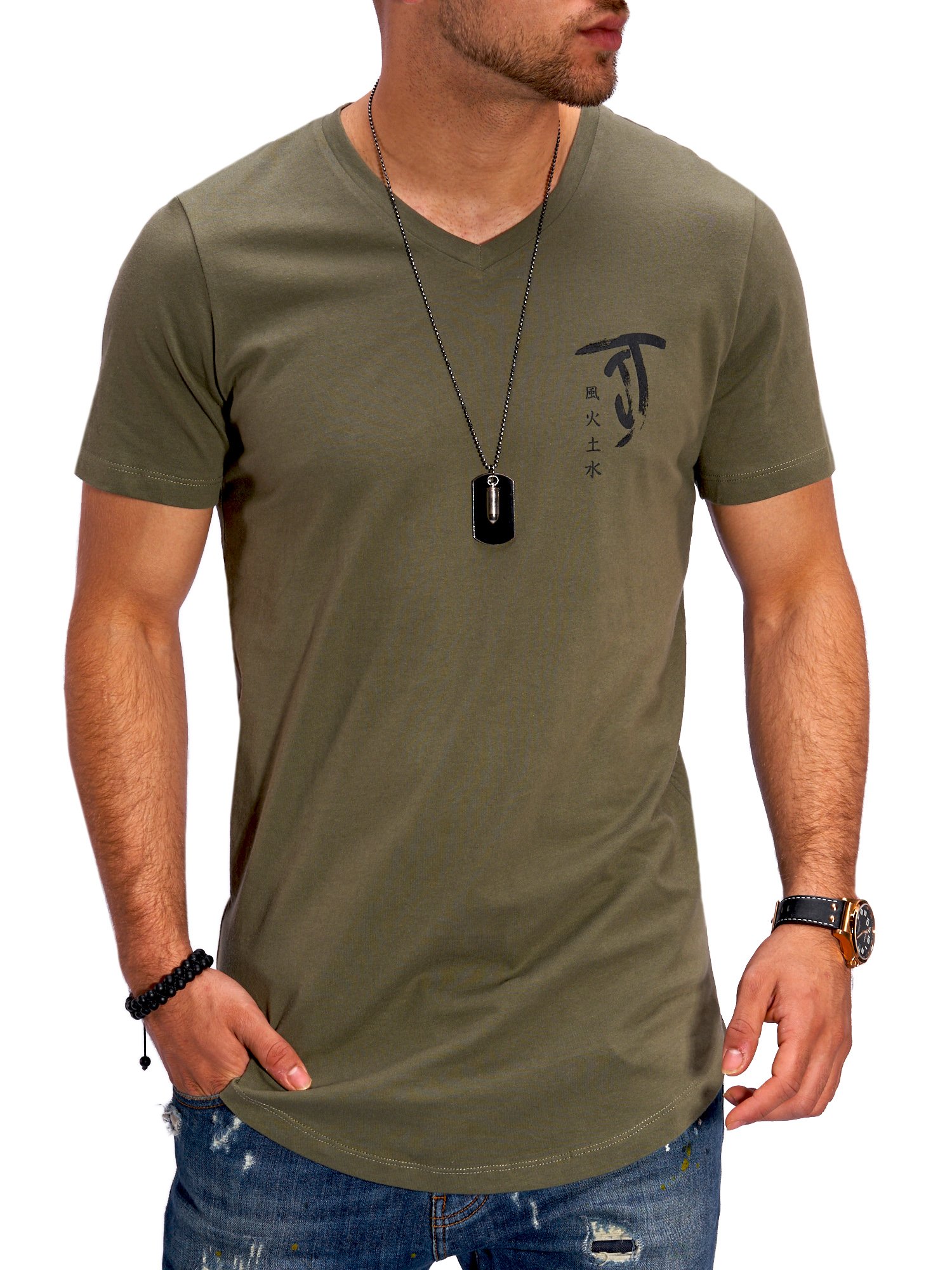 

Футболка Jack & Jones Dusty Olive M оливковый