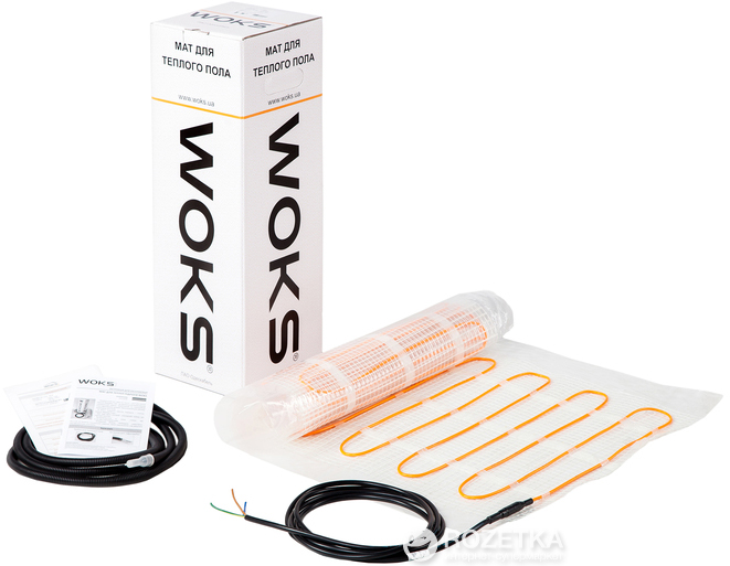 

Теплый пол Woks Mat 160 двухжильный мат 438 Вт 3 м2 (0918061)