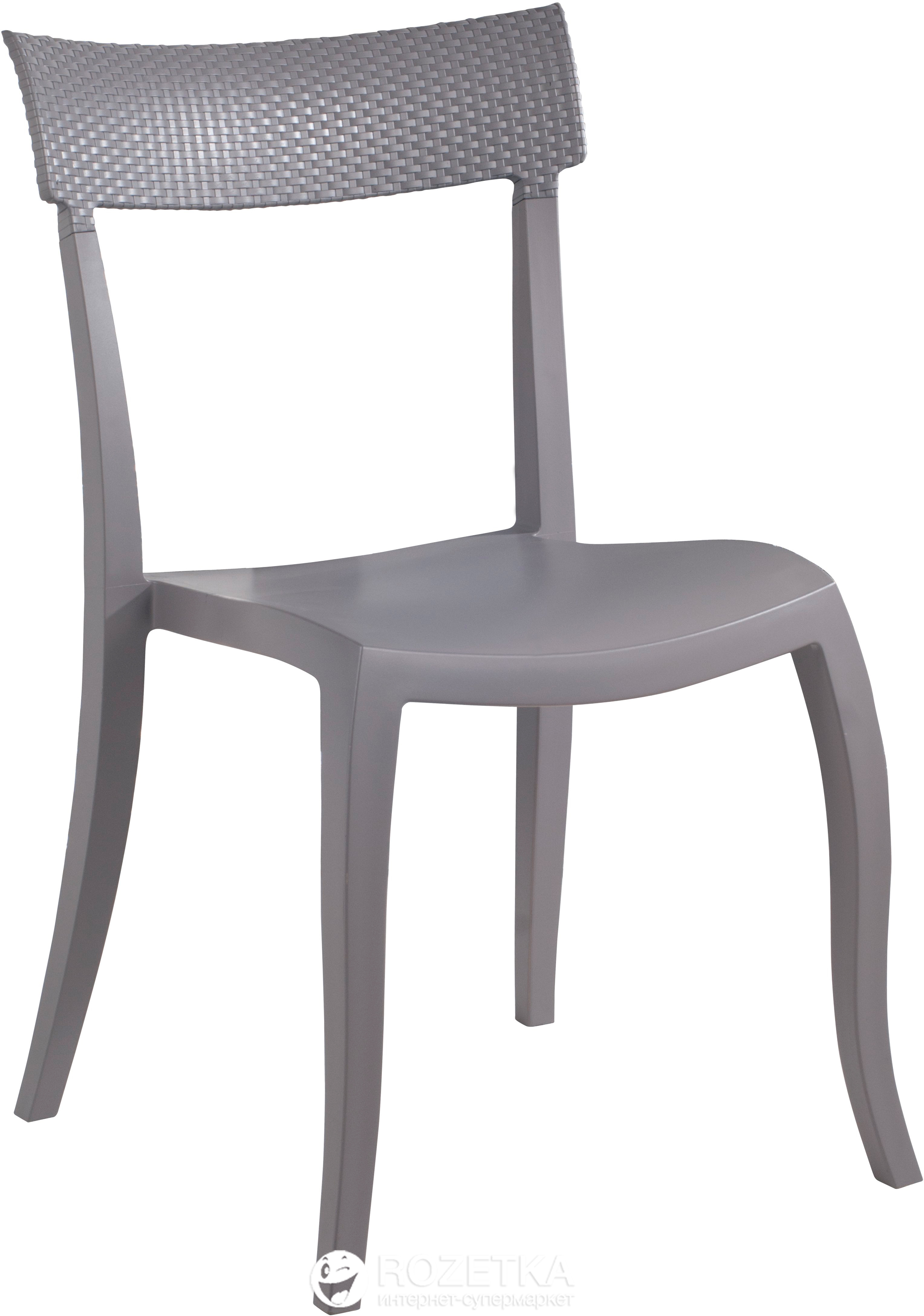 

Стул Papatya Гера-SP-ротанг 66 Серый шторм