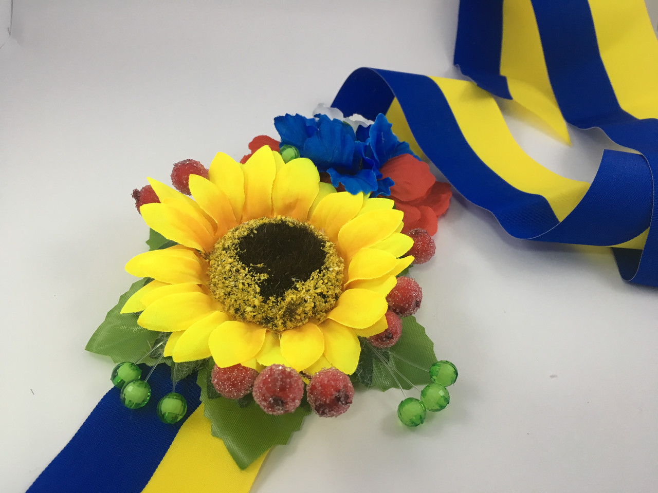 

Лента Handmade Ukrainian 6611 желто-синяя