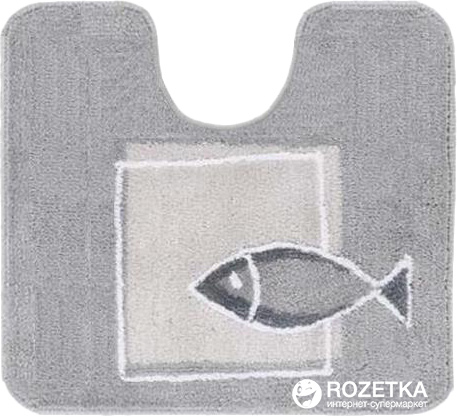 

Коврик в ванную комнату Spirella Polyester Andros 50х50 см Серый (10.08196)
