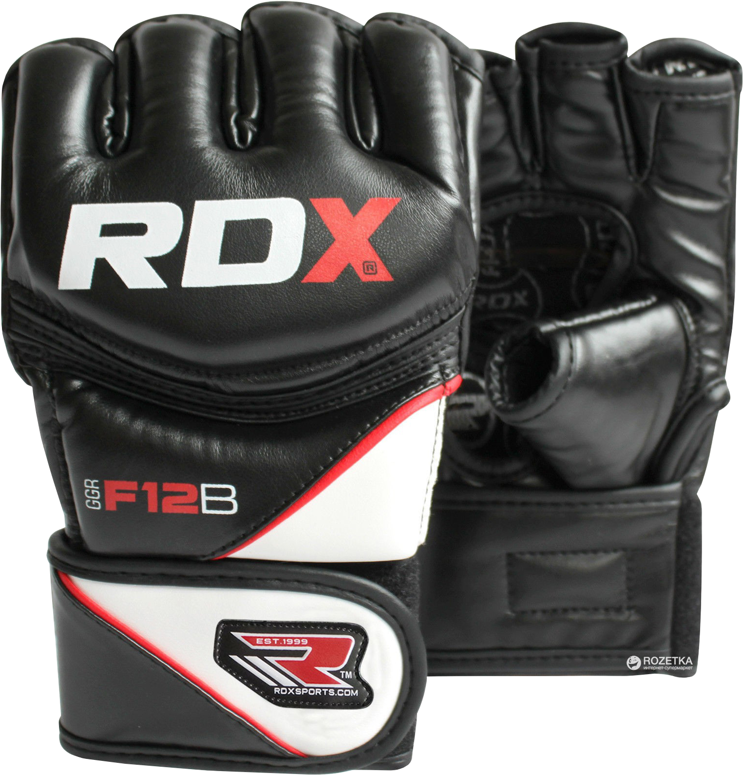 

Перчатки MMA RDX Rex Leather M Черные (698_10303)