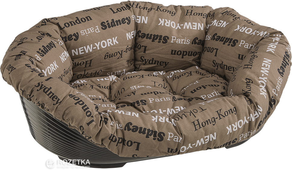 

Пластиковый лежак для собак Ferplast Sofa' 10 96х71х32 см Коричневый (70230999)