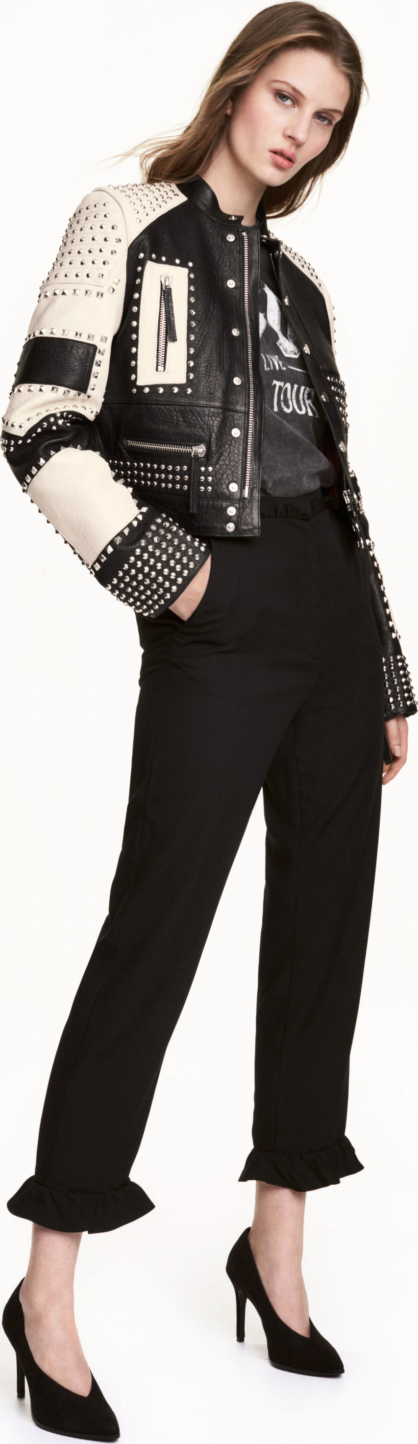

Брюки H&M 0493477 40 Черные