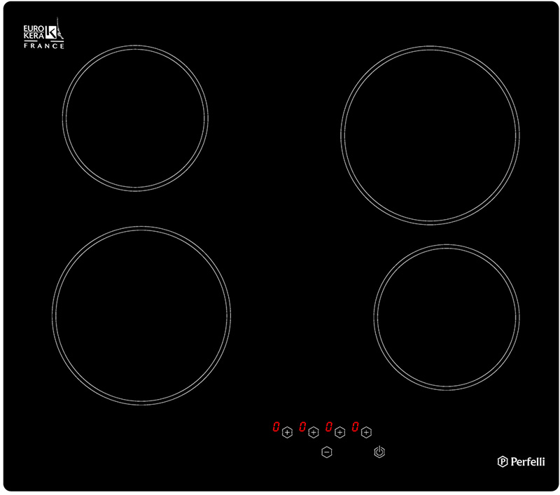 

Варочная поверхность электрическая PERFELLI VH 6102 BL