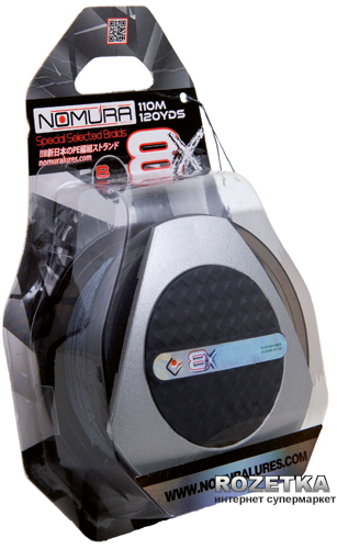 

Шнур Nomura Sensum 8X Braid 110 м 0.26 мм 25 кг Gray (NM33005026)