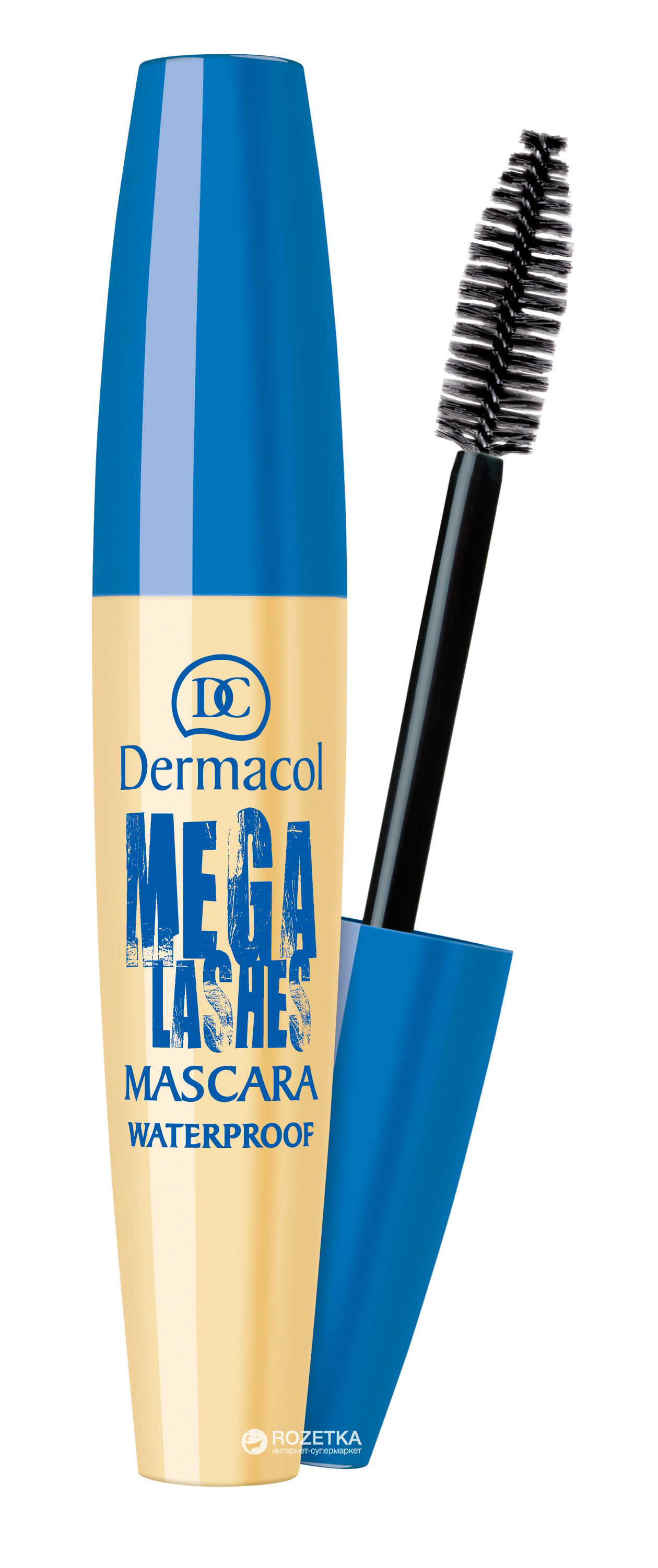 Акція на Водостойкая тушь для ресниц Dermacol Make-Up Mega Lashes 13 мл Черная (85957787) від Rozetka UA