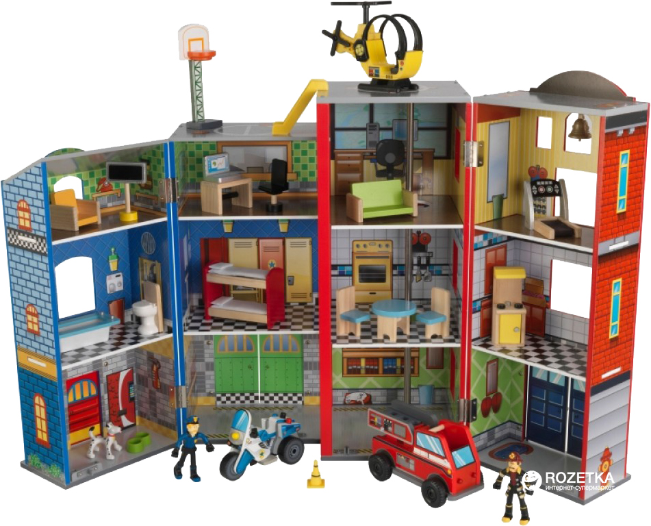 

Игровой набор KidKraft Everyday Heroes Wooden Play Set (63239)