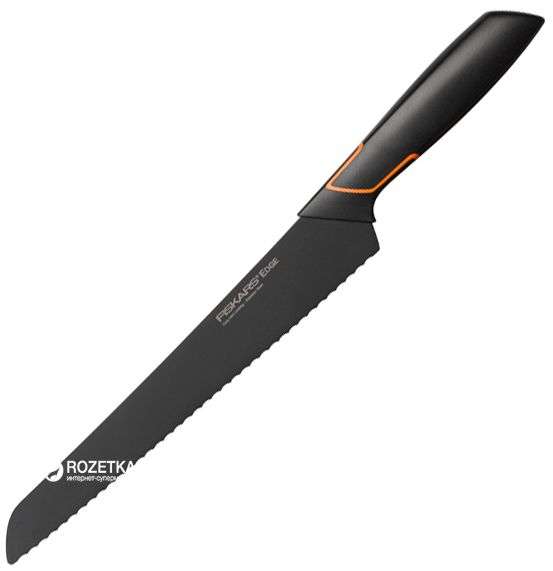 

Кухонный нож Fiskars Edge для хлеба 23 см Black