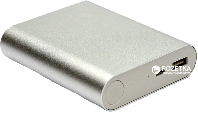 

УМБ PowerPlant 10400 mAh Silver