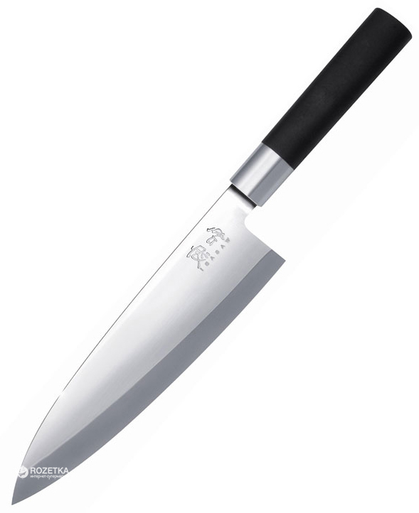 

Профессиональный нож Kai Wasabi Black Деба 210 мм Black