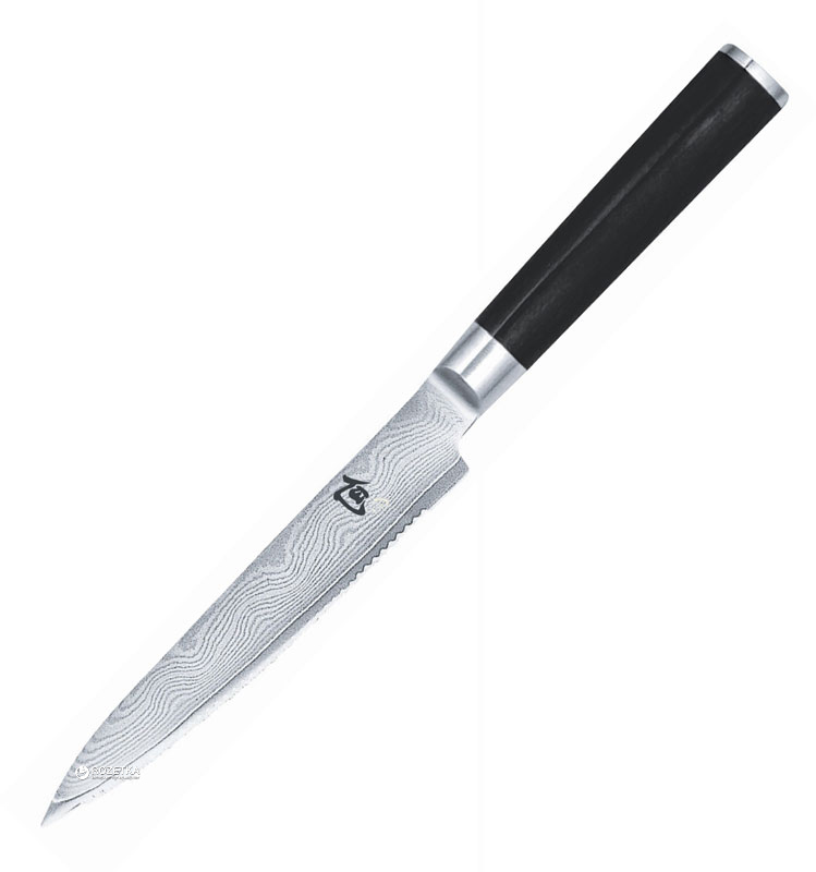 

Профессиональный нож Kai Shun для томатов 150 мм Black (DM-0722)