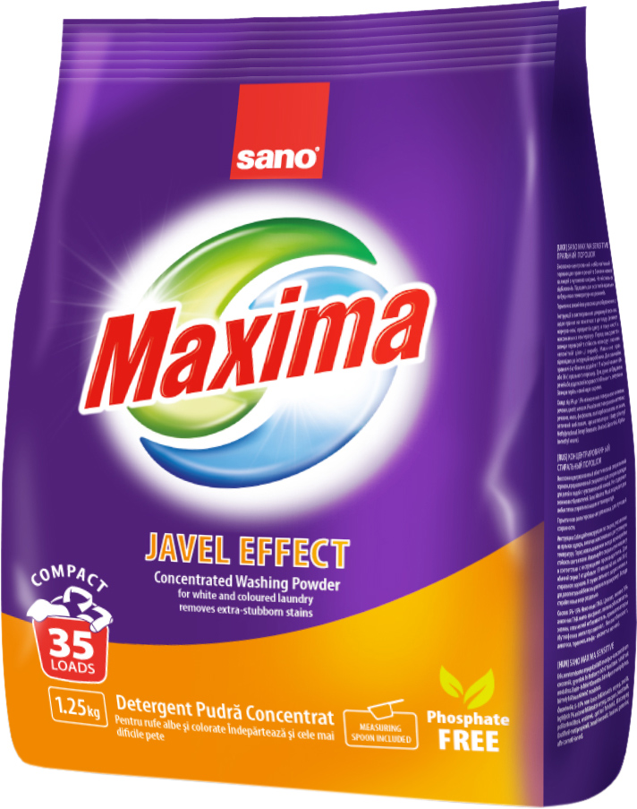 

Стиральный порошок Sano Maxima Javel Effect 1.25 кг