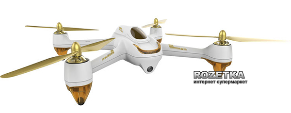 

Квадрокоптер Hubsan X4 FPV 2.4Ghz + 5.8Ghz RTF с HD камерой Белый (H501S FPV HD Camera)(6922572402737)