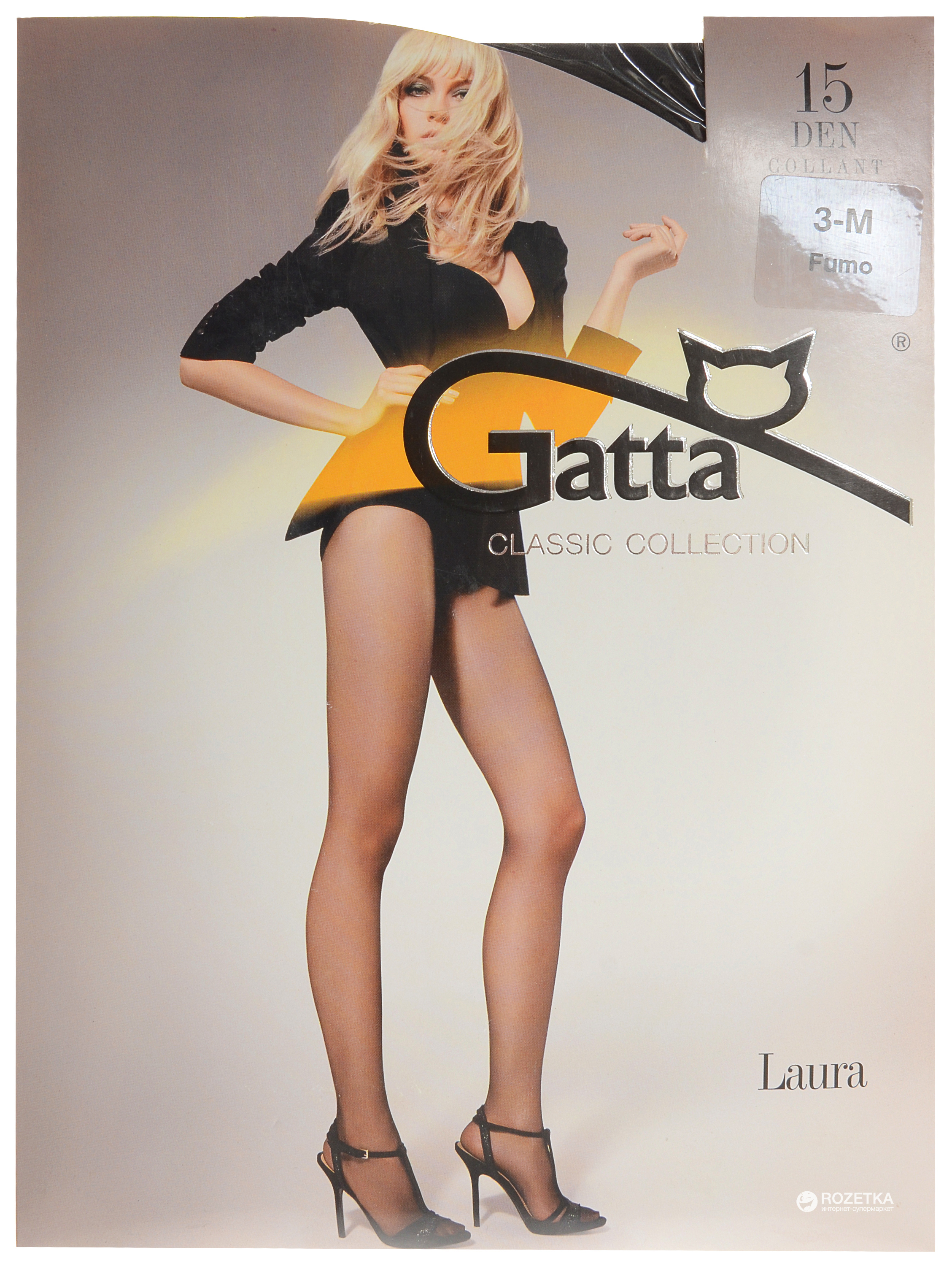 

Колготки Gatta Laura 15 Den  р Fumo, Колготки Gatta Laura 15 Den 4 р Fumo