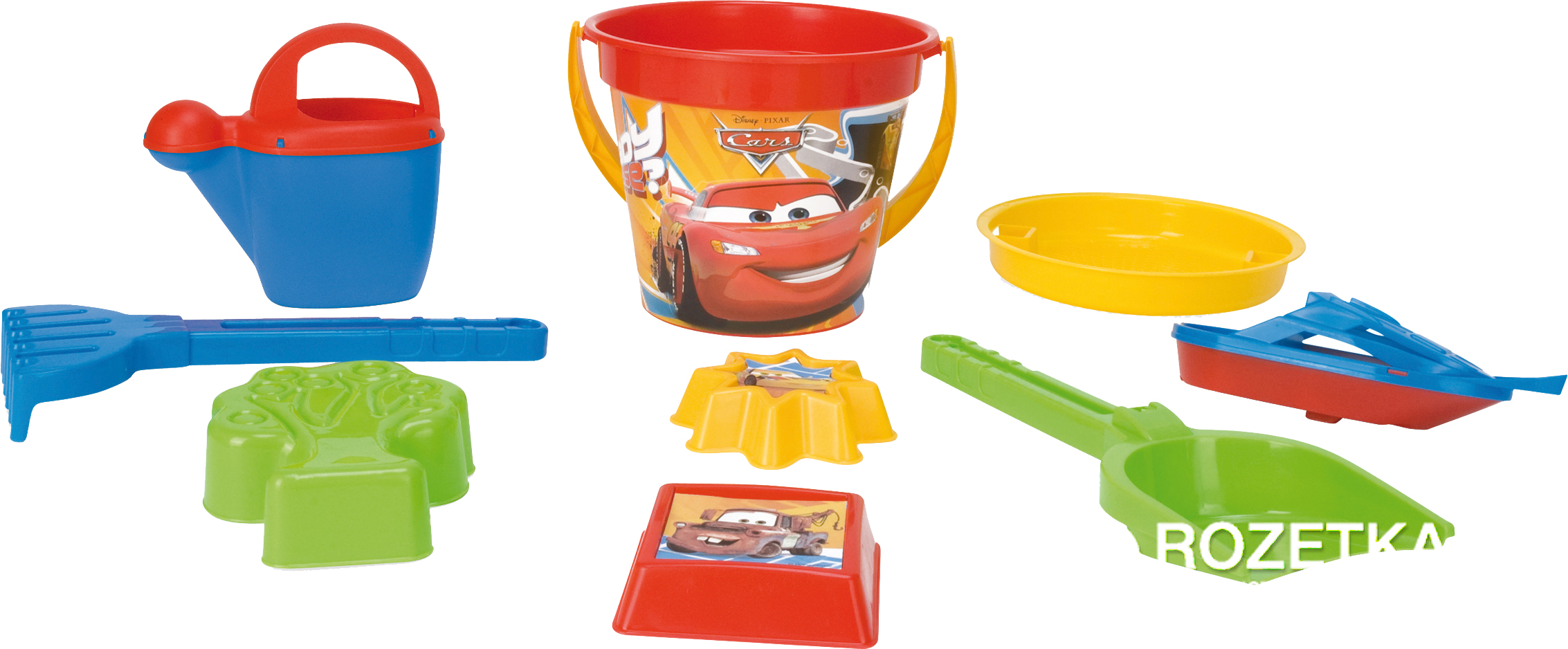 

Набор для песочницы Wader Тачки Disney 9 элементов (77635)